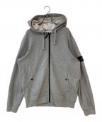 STONE ISLANDストーンアイランド）の古着「23AW ZIP HOOD FELPA ジップパーカー」｜グレー