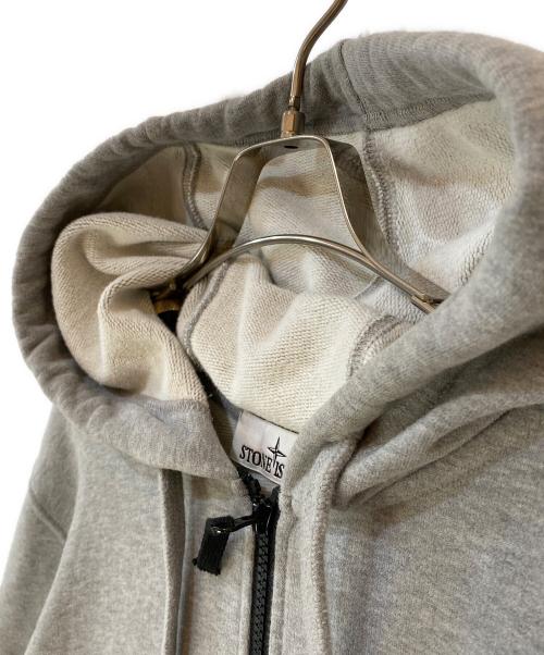 STONE ISLAND（ストーンアイランド）STONE ISLAND (ストーンアイランド) 23AW ZIP HOOD FELPA ジップパーカー グレー サイズ:XLの古着・服飾アイテム
