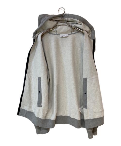 STONE ISLAND（ストーンアイランド）STONE ISLAND (ストーンアイランド) 23AW ZIP HOOD FELPA ジップパーカー グレー サイズ:XLの古着・服飾アイテム