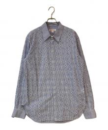 masu（エムエーエスユー）の古着「23SS DIAMOND-CUT SHIRT」｜ブルー