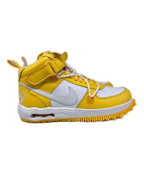 NIKE（ナイキ）NIKE (ナイキ) AIR FORCE 1 MID SP LTHR ハイカットスニーカー WHITE/WHITE-VARSITY MAIZE サイズ:29の古着・服飾アイテム