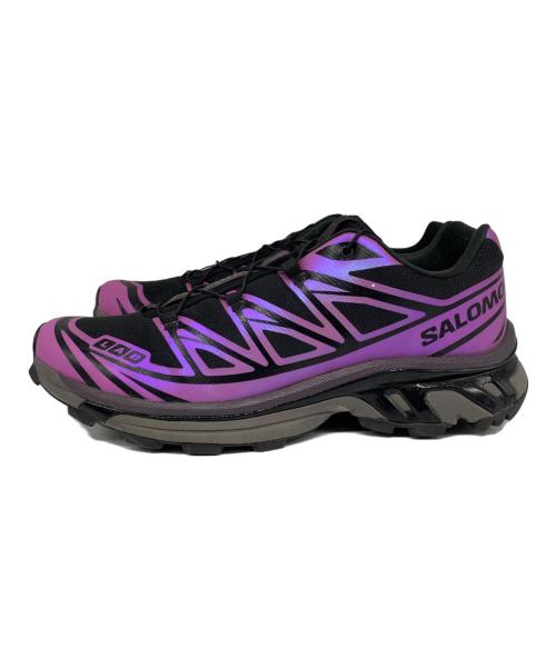 SALOMON（サロモン）SALOMON (サロモン) XT-6 IRIDESCENT ローカットスニーカー BLACK / HOLLYHOCK / PLUM PERFECT サイズ:26.5の古着・服飾アイテム