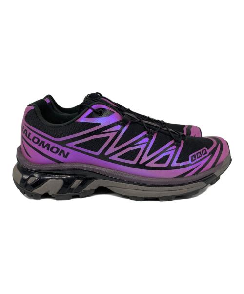 SALOMON（サロモン）SALOMON (サロモン) XT-6 IRIDESCENT ローカットスニーカー BLACK / HOLLYHOCK / PLUM PERFECT サイズ:26.5の古着・服飾アイテム