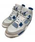 NIKE（ナイキ）の古着「AIR JORDAN 4 RETRO エアジョーダン 4 レトロ / ミッドカットスニーカー」｜OFF-WHITE/MILITARY B