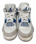 中古・古着 NIKE (ナイキ) AIR JORDAN 4 RETRO エアジョーダン 4 レトロ / ミッドカットスニーカー OFF-WHITE/MILITARY BLUE サイズ:28：15000円