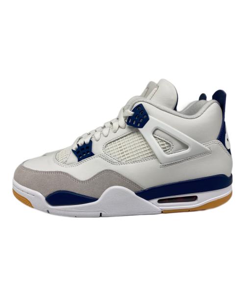 NIKE（ナイキ）NIKE (ナイキ) AIR JORDAN 4 RETRO SP ミッドカットスニーカー SUMIIT WHITE/WHITE-NAVY サイズ:28.5 未使用品の古着・服飾アイテム