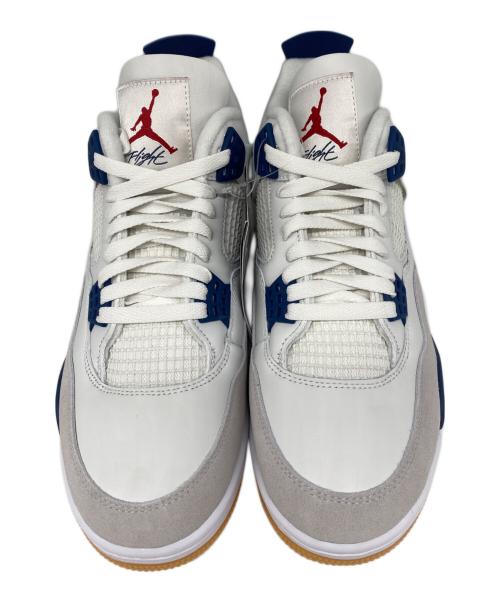 NIKE（ナイキ）NIKE (ナイキ) AIR JORDAN 4 RETRO SP ミッドカットスニーカー SUMIIT WHITE/WHITE-NAVY サイズ:28.5 未使用品の古着・服飾アイテム