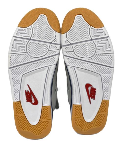 NIKE（ナイキ）NIKE (ナイキ) AIR JORDAN 4 RETRO SP ミッドカットスニーカー SUMIIT WHITE/WHITE-NAVY サイズ:28.5 未使用品の古着・服飾アイテム