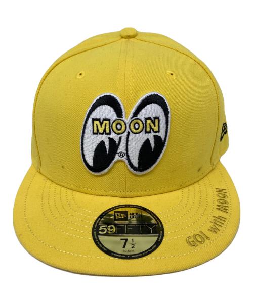 New Era（ニューエラ）New Era (ニューエラ) MOONEYES (ムーンアイズ) キャップ イエロー サイズ:7　1/2の古着・服飾アイテム