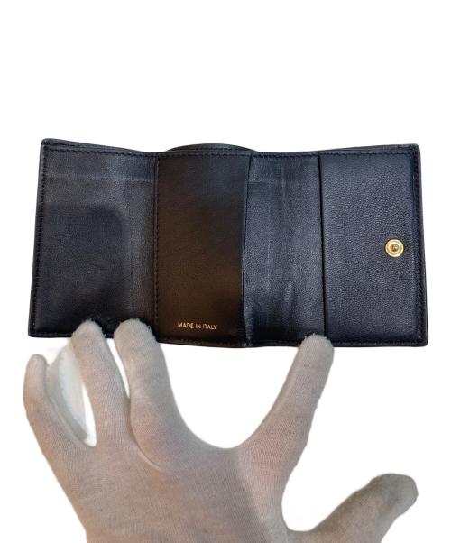 MARNI（マルニ）MARNI (マルニ) SAFFIANO LEATHER TRI-FOLD WALLET 3つ折り財布 イエローの古着・服飾アイテム
