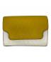 MARNI（マルニ）の古着「SAFFIANO LEATHER TRI-FOLD WALLET 3つ折り財布」｜イエロー