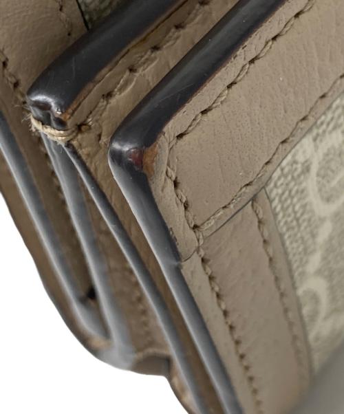 GUCCI（グッチ）GUCCI (グッチ) Ophidia オフィディア ミニウォレット ベージュの古着・服飾アイテム