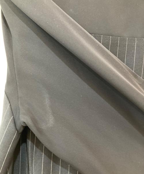 ADORE（アドーア）ADORE (アドーア) クリアストライプワンピース ブラック サイズ:38の古着・服飾アイテム