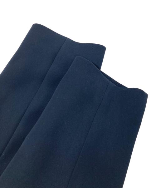 YOKO CHAN（ヨーコチャン）YOKO CHAN (ヨーコチャン) ノーカラータックジャケット ネイビー サイズ:38の古着・服飾アイテム