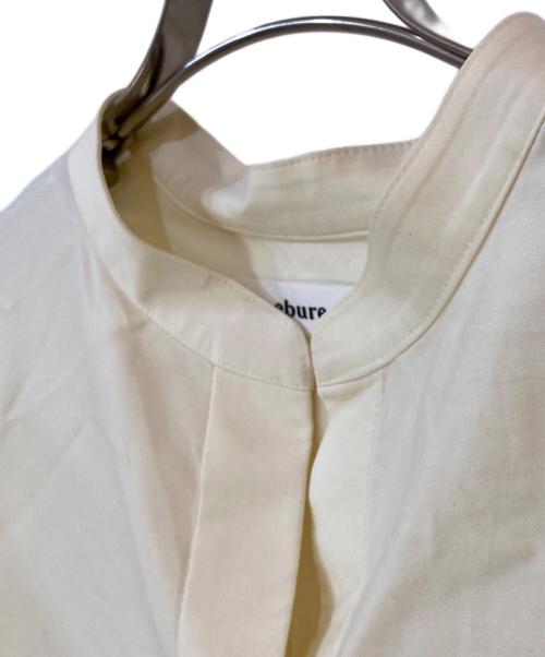 ebure（エブール）ebure (エブール) ハイカウントコットンサテンブラウス アイボリー サイズ:38の古着・服飾アイテム