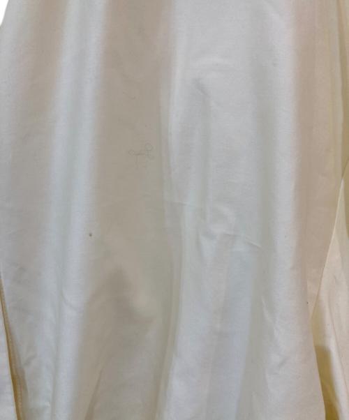 ebure（エブール）ebure (エブール) ハイカウントコットンサテンブラウス アイボリー サイズ:38の古着・服飾アイテム