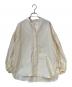 ebure（エブール）の古着「ハイカウントコットンサテンブラウス」｜アイボリー