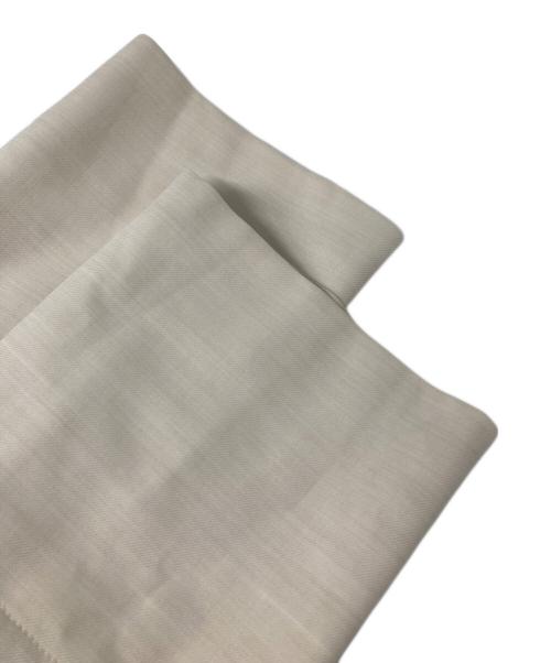 ebure（エブール）ebure (エブール) マナードツイルフレアトレンチコート アイボリー サイズ:36の古着・服飾アイテム