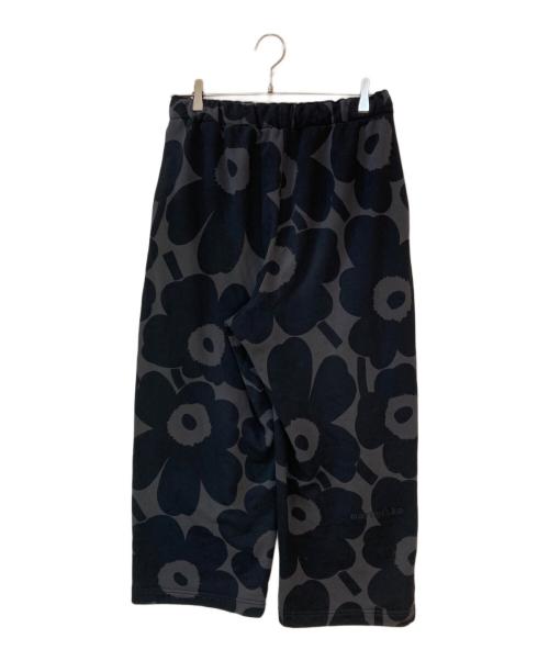 marimekko（マリメッコ）marimekko (マリメッコ) Finaali Pieni Unikko / ウニッコ柄スウェットパンツ ブラック サイズ:Sの古着・服飾アイテム