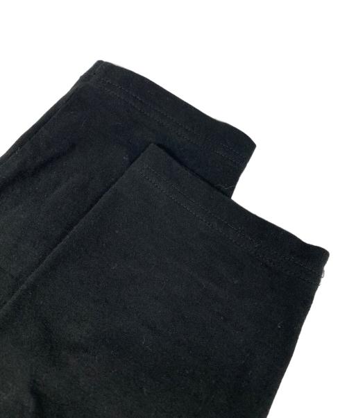 GROUND Y（グラウンドワイ）GROUND Y (グラウンドワイ) 20SS Jersey A Tied Long Sleeve サイドスリット ロングカットソー ブラック サイズ:34の古着・服飾アイテム