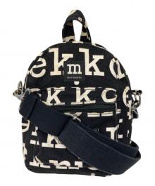 marimekko（マリメッコ）の古着「KASTE LOGO ショルダーバッグ」｜ブラック