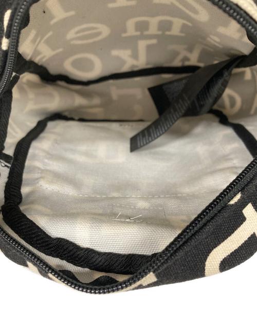 marimekko（マリメッコ）marimekko (マリメッコ) KASTE LOGO ショルダーバッグ ブラックの古着・服飾アイテム