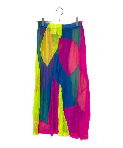 COMME des GARCONS（コムデギャルソン）COMME des GARCONS (コムデギャルソン) パッチワークウールパンツ マルチカラー サイズ:無の古着・服飾アイテム