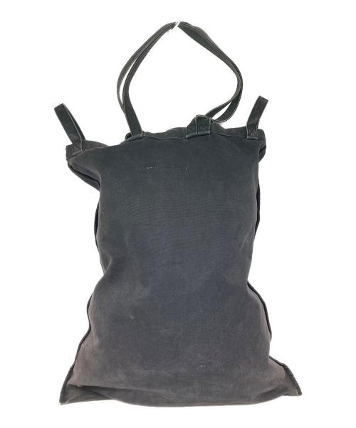 MM6 Maison Margiela（エムエムシックスメゾンマルジェラ）MM6 Maison Margiela (エムエムシックスメゾンマルジェラ) INSIDEOUT LOGO BERLIN BAG ブラック サイズ:なしの古着・服飾アイテム