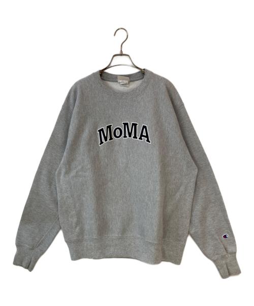 Champion（チャンピオン）Champion (チャンピオン) MOMA 復刻リバースウィーブスウェット グレー サイズ:Lの古着・服飾アイテム