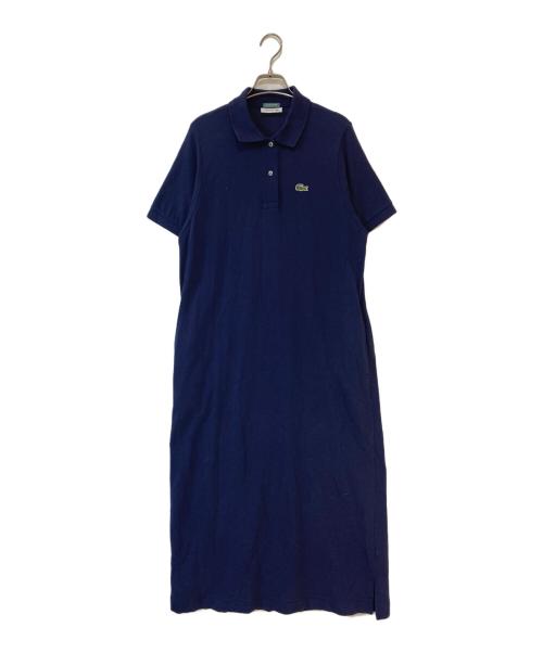 LACOSTE（ラコステ）LACOSTE (ラコステ) BEAMS BOY (ビームスボーイ) 別注 ポロ ロング ワンピース ネイビー サイズ:38の古着・服飾アイテム