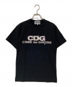 CDGシーディージー）の古着「ホログラムロゴプリントT」｜ブラック