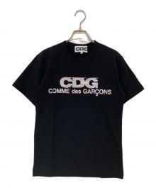 CDG（シーディージー）の古着「ホログラムロゴプリントT」｜ブラック