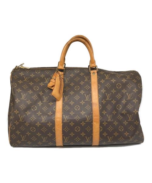 LOUIS VUITTON（ルイ ヴィトン）LOUIS VUITTON (ルイ ヴィトン) トラベルバッグ ブラウンの古着・服飾アイテム