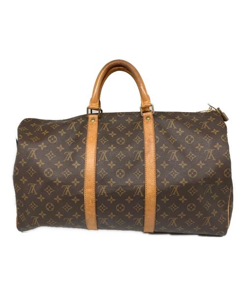 LOUIS VUITTON（ルイ ヴィトン）LOUIS VUITTON (ルイ ヴィトン) トラベルバッグ ブラウンの古着・服飾アイテム