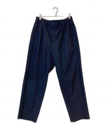 BEAUTY&YOUTH（ビューティーアンドユース）の古着「KOMATSU PACK 1Pイージー ワイドテーパード パンツ」｜ネイビー