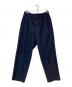 BEAUTY&YOUTH（ビューティーアンドユース）の古着「KOMATSU PACK 1Pイージー ワイドテーパード パンツ」｜ネイビー