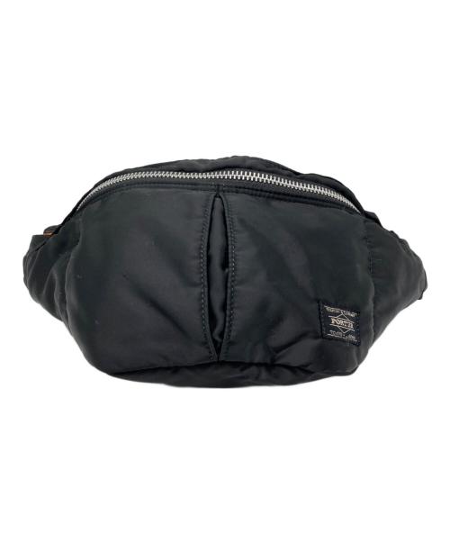 PORTER（ポーター）PORTER (ポーター) TANKER WAIST BAG / タンカーウエストバッグ ブラックの古着・服飾アイテム