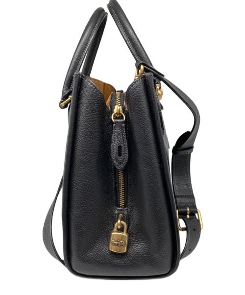 COACH（コーチ）COACH (コーチ) ブルック キャリーオール / 2WAYショルダーバッグ ブラックの古着・服飾アイテム