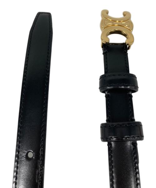 CELINE（セリーヌ）CELINE (セリーヌ) スモール18MMトリオンフベルト ブラックの古着・服飾アイテム