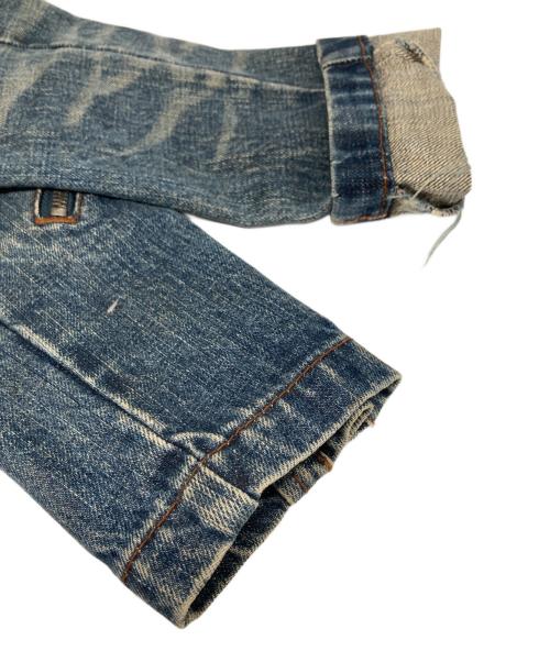 JACKROSE VINTAGE（ジャックローズヴィンテージ）JACKROSE VINTAGE (ジャックローズヴィンテージ) THE ROLLING STONES (ザ ローリングストーンズ) デニムライダースジャケット インディゴ サイズ:3の古着・服飾アイテム