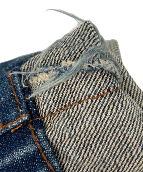 JACKROSE VINTAGE（ジャックローズヴィンテージ）JACKROSE VINTAGE (ジャックローズヴィンテージ) THE ROLLING STONES (ザ ローリングストーンズ) デニムライダースジャケット インディゴ サイズ:3の古着・服飾アイテム