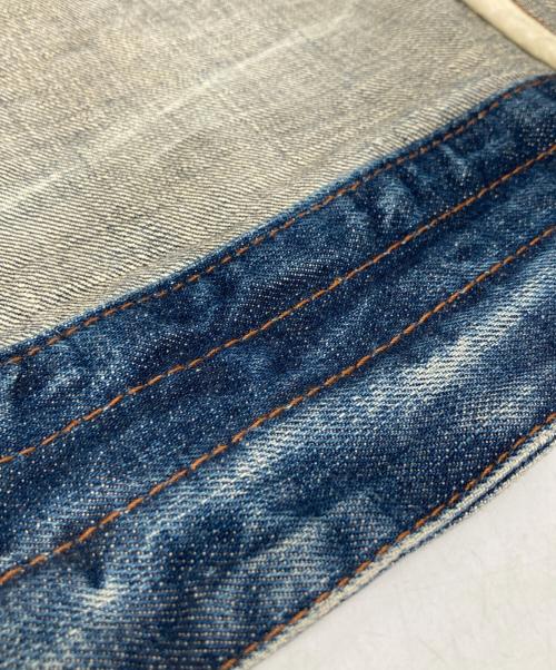 JACKROSE VINTAGE（ジャックローズヴィンテージ）JACKROSE VINTAGE (ジャックローズヴィンテージ) THE ROLLING STONES (ザ ローリングストーンズ) デニムライダースジャケット インディゴ サイズ:3の古着・服飾アイテム