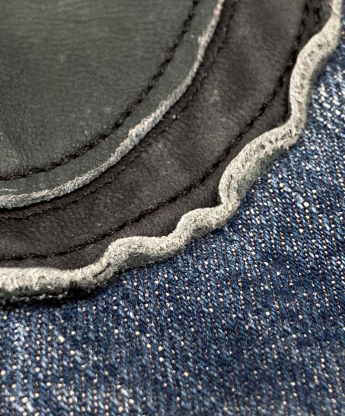 JACKROSE VINTAGE（ジャックローズヴィンテージ）JACKROSE VINTAGE (ジャックローズヴィンテージ) THE ROLLING STONES (ザ ローリングストーンズ) デニムライダースジャケット インディゴ サイズ:3の古着・服飾アイテム