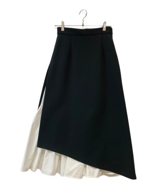 deres（デレス）deres (デレス) HIDE&SEEK SKIRT ブラック サイズ:1の古着・服飾アイテム