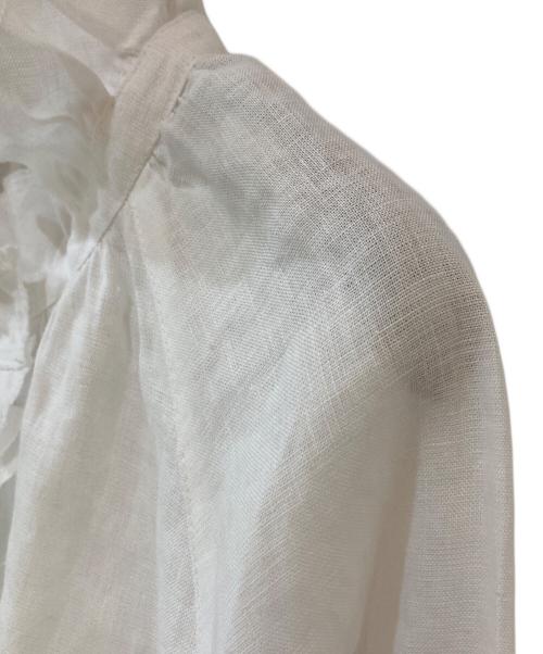 Samansa Mos2（サマンサモスモス）Samansa Mos2 (サマンサモスモス) 立川限定 リネンエフォートレスブラウス ホワイト サイズ:Ｆreeの古着・服飾アイテム