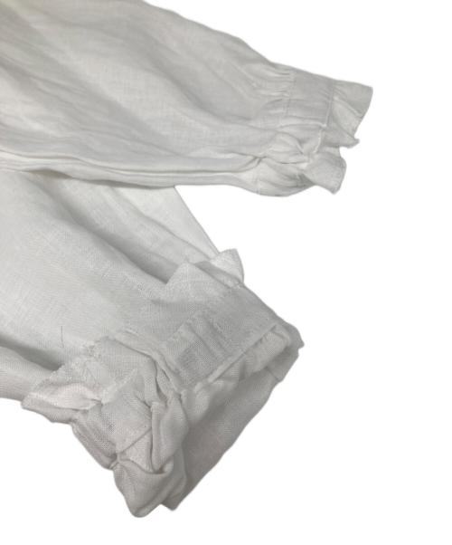 Samansa Mos2（サマンサモスモス）Samansa Mos2 (サマンサモスモス) 立川限定 リネンエフォートレスブラウス ホワイト サイズ:Ｆreeの古着・服飾アイテム