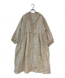Samansa Mos2（サマンサモスモス）の古着「立川限定 リネンブロッサッムワンピース」｜ベージュ