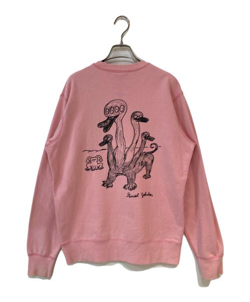 SUPREME（シュプリーム）SUPREME (シュプリーム) 15SS Daniel Johnston Ducks Crewneck ピンク サイズ:Mの古着・服飾アイテム