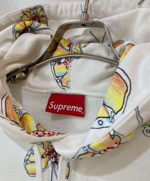 SUPREME（シュプリーム）SUPREME (シュプリーム) 16SS Gonz Butterfly  Hooded Sweatshirt ホワイト サイズ:Ｓの古着・服飾アイテム