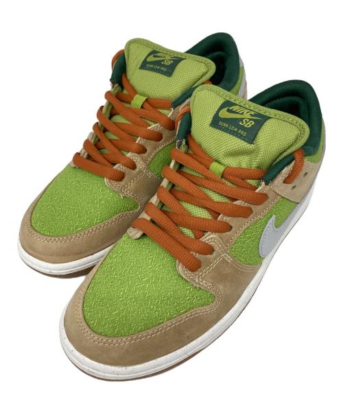 NIKE SB（ナイキエスビー）NIKE SB (ナイキエスビー) SB DUNK LOW PRO WC ローカットスニーカー SESAMI/METALLIC SILVER-PEAR サイズ:27の古着・服飾アイテム